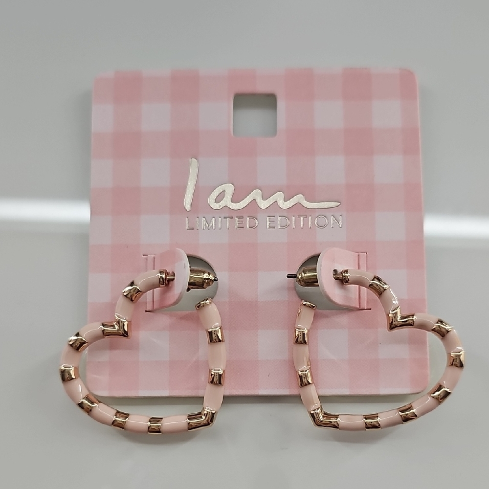 I Am Limited Edition Heart Earrings